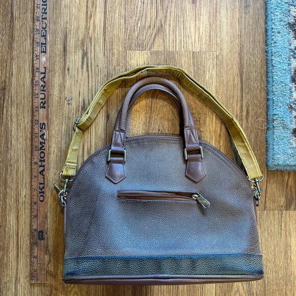 Vintage Unicorn London Leather Purse - Two Tone - Picture 6 of 8